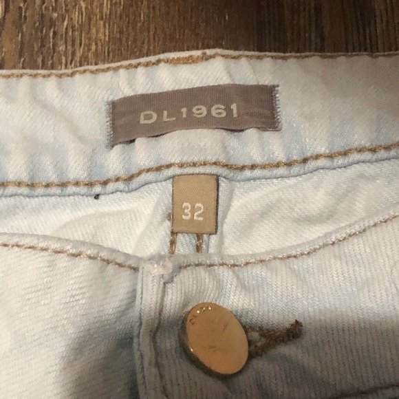 DL1961 Jeans Women's 32 Jerry Vintage High Rise Straight Leg Springdale Raw Hem - Picture 2 of 8